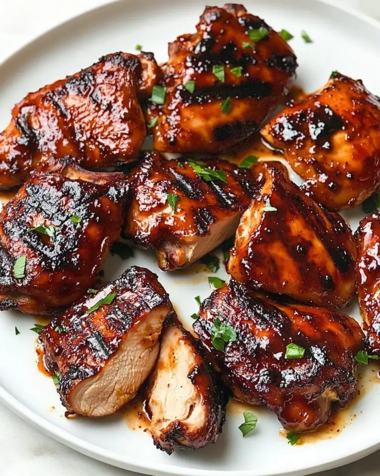 Caramelized BBQ Chicken Thighs in the Oven Recipe