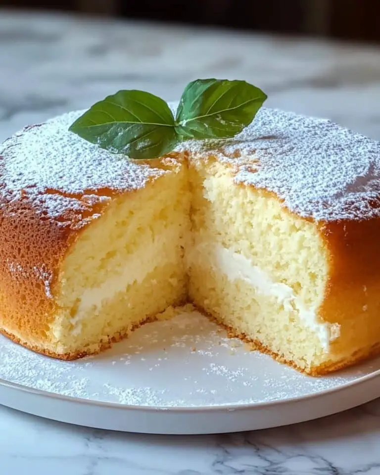 Light & Fluffy Yogurt Cloud Cake Recipe