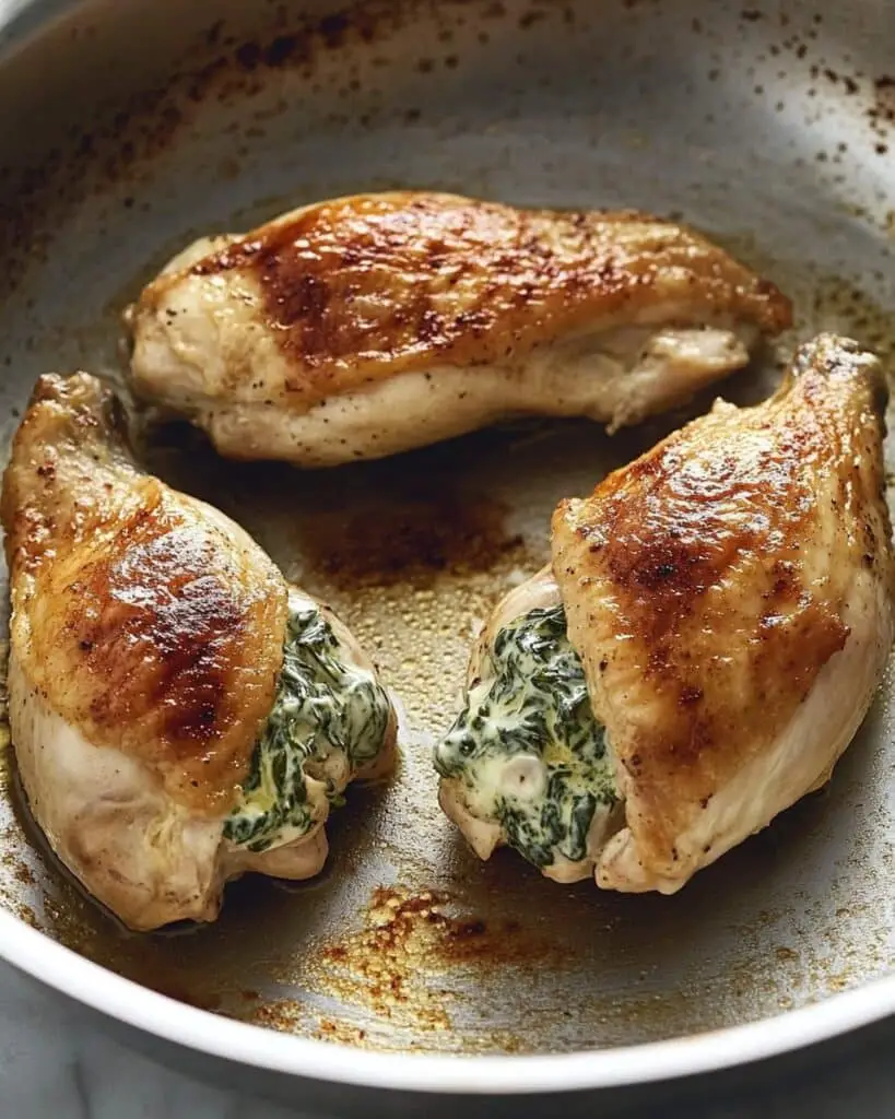 Stuffed Chicken Breast with Spinach and Cheese Recipe