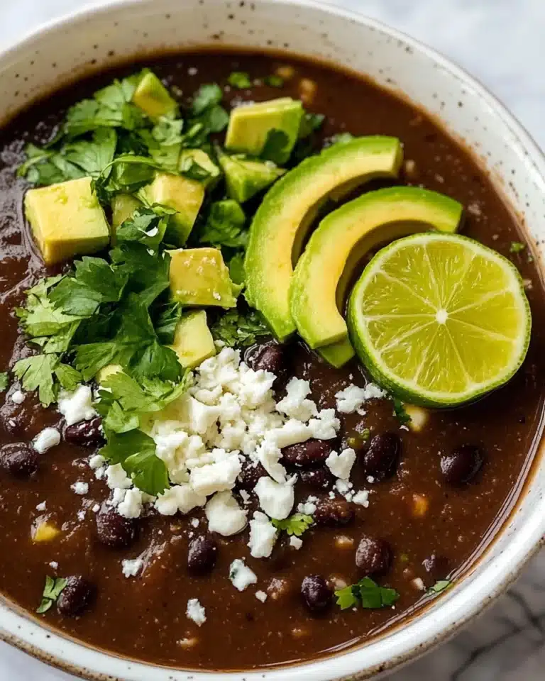 Instant Pot Black Bean Soup Recipe