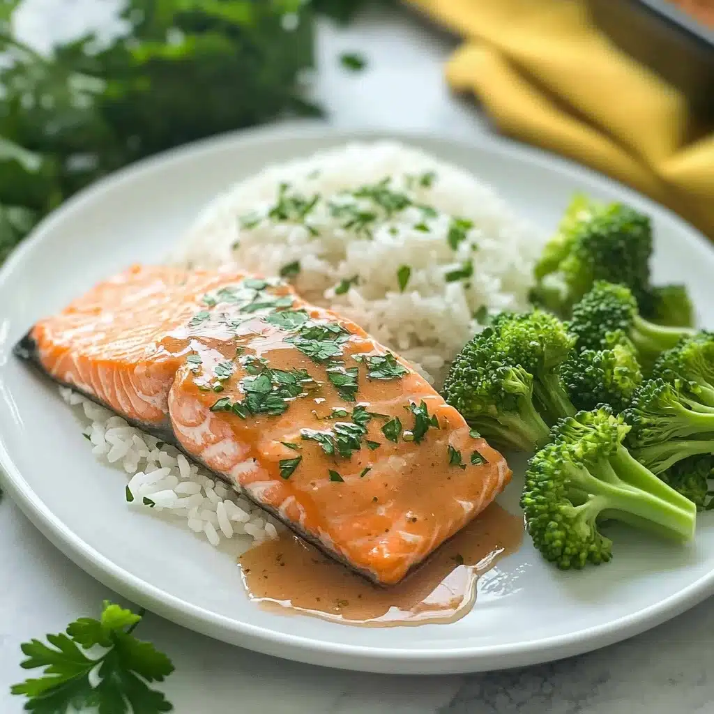 Honey Garlic Salmon in Foil Recipe - Recipe Image