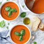 Roasted Tomato Basil Soup Recipe