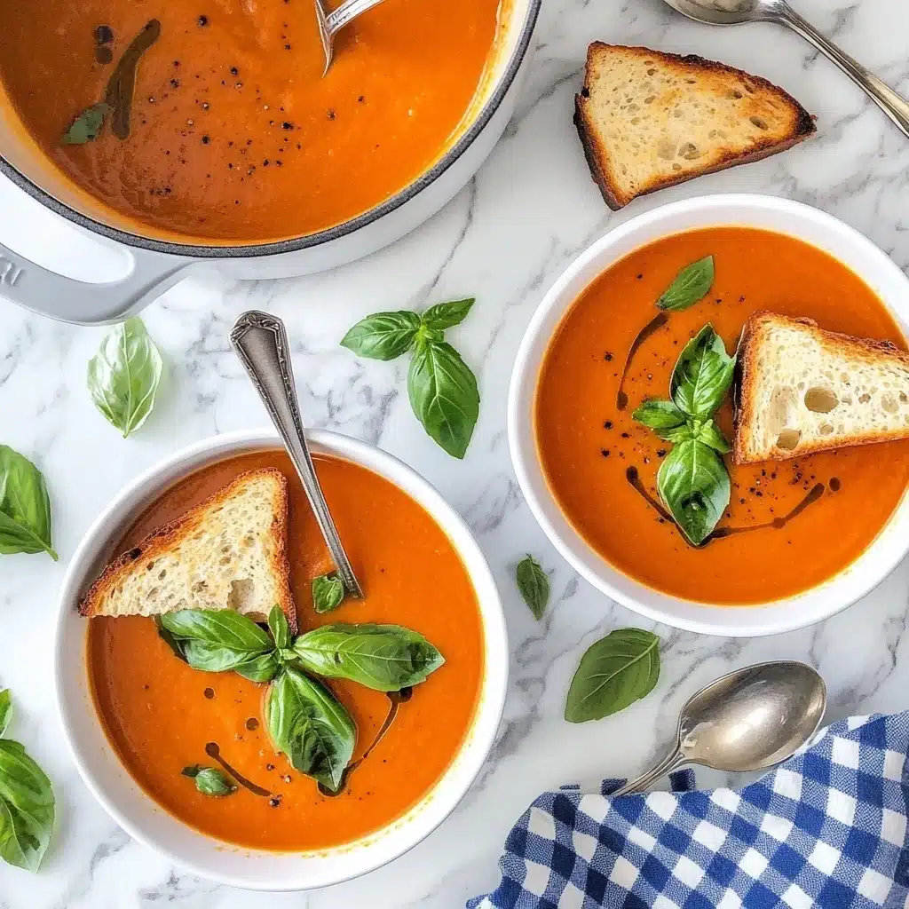 Roasted Tomato Basil Soup Recipe - Recipe Image