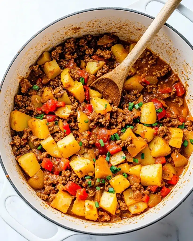 Smoky Beef and Potato Skillet Recipe