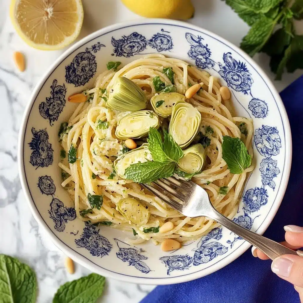 Artichoke Pasta Recipe - Recipe Image