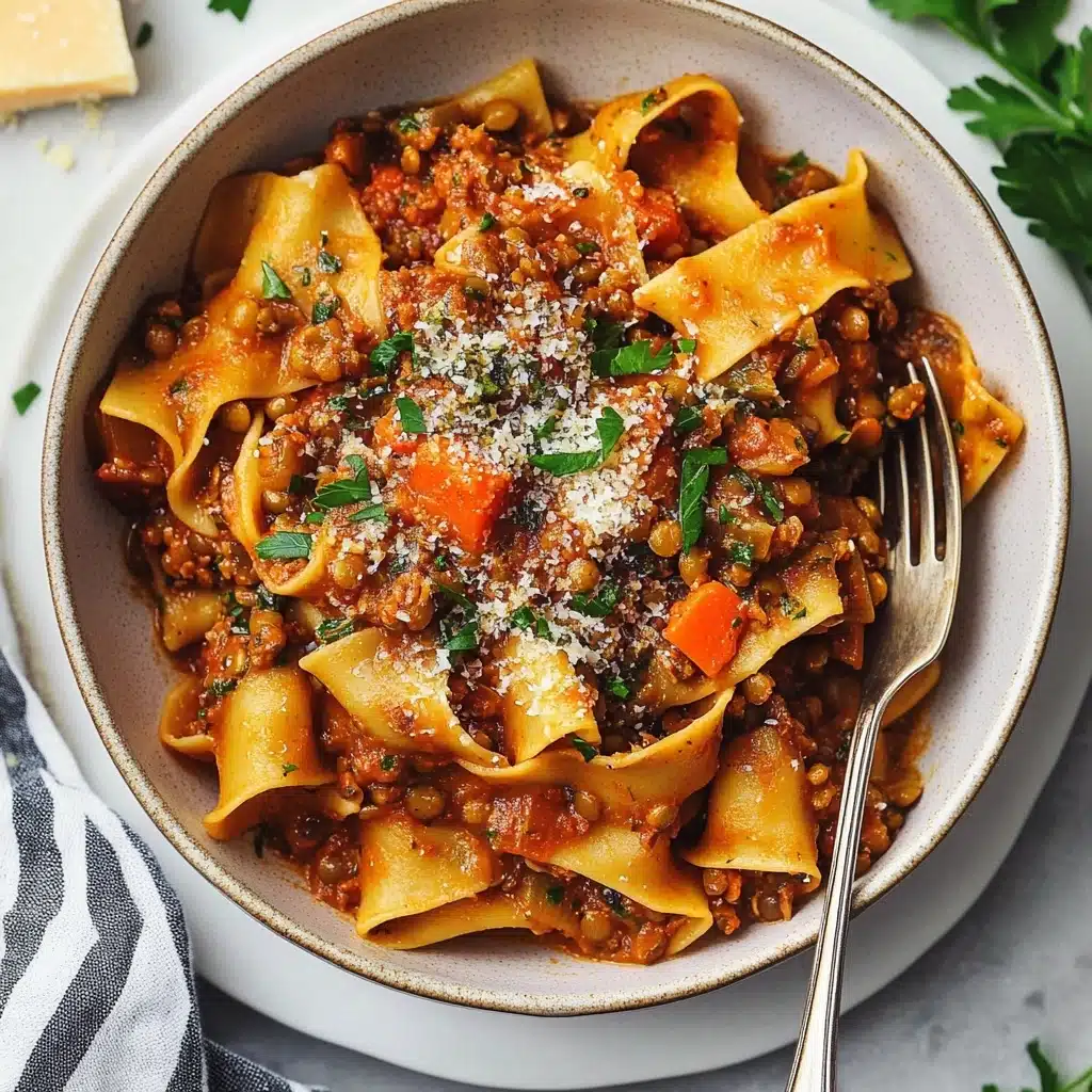 Lentil Pasta Recipe - Recipe Image