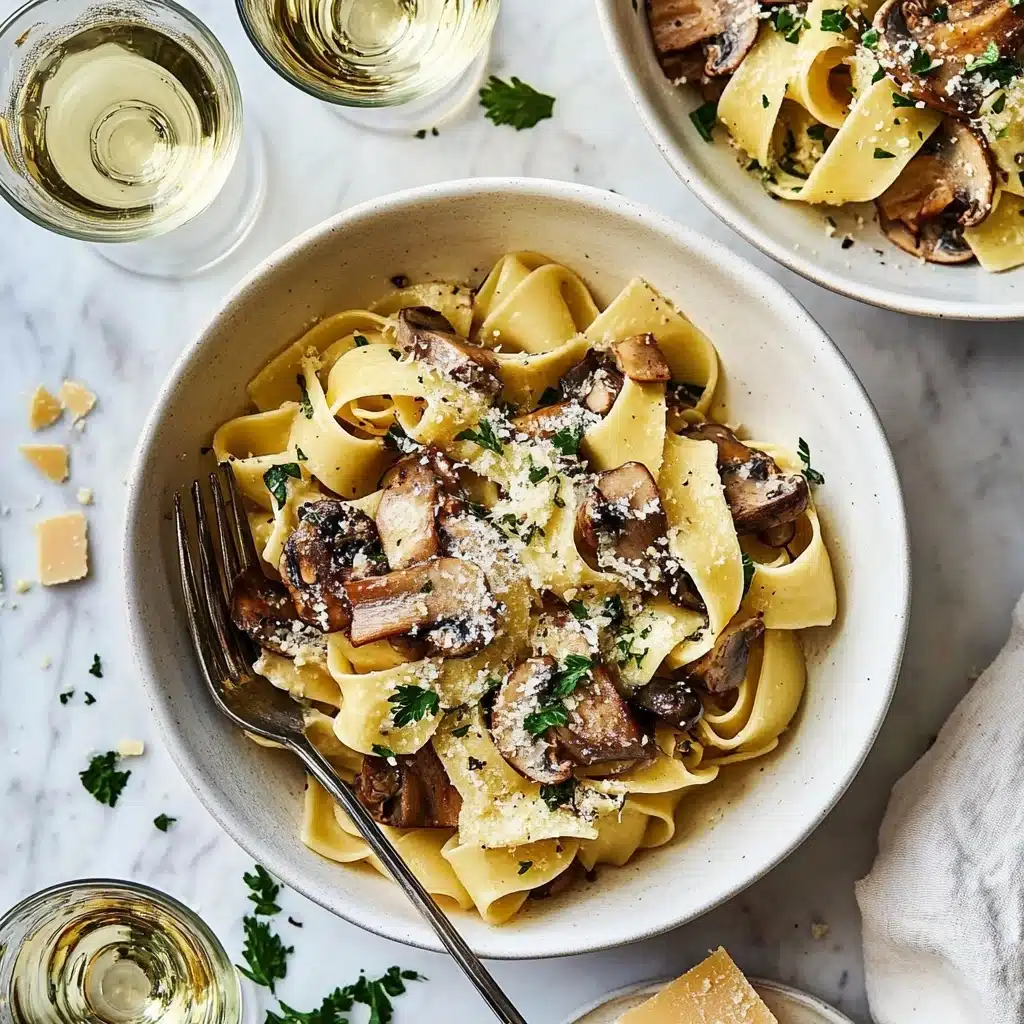 Mushroom Pasta Recipe - Recipe Image