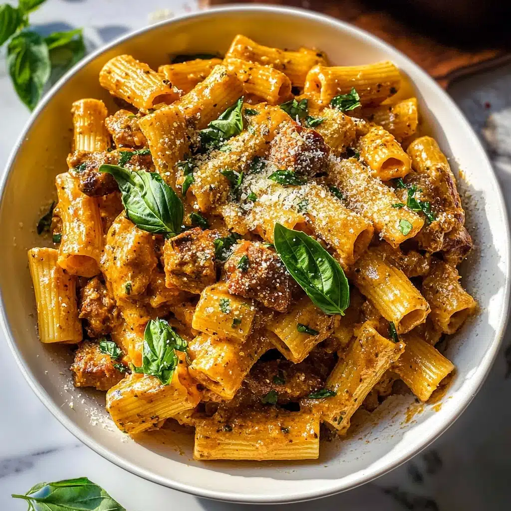 Spicy Tuscan Chicken Pasta Recipe - Recipe Image