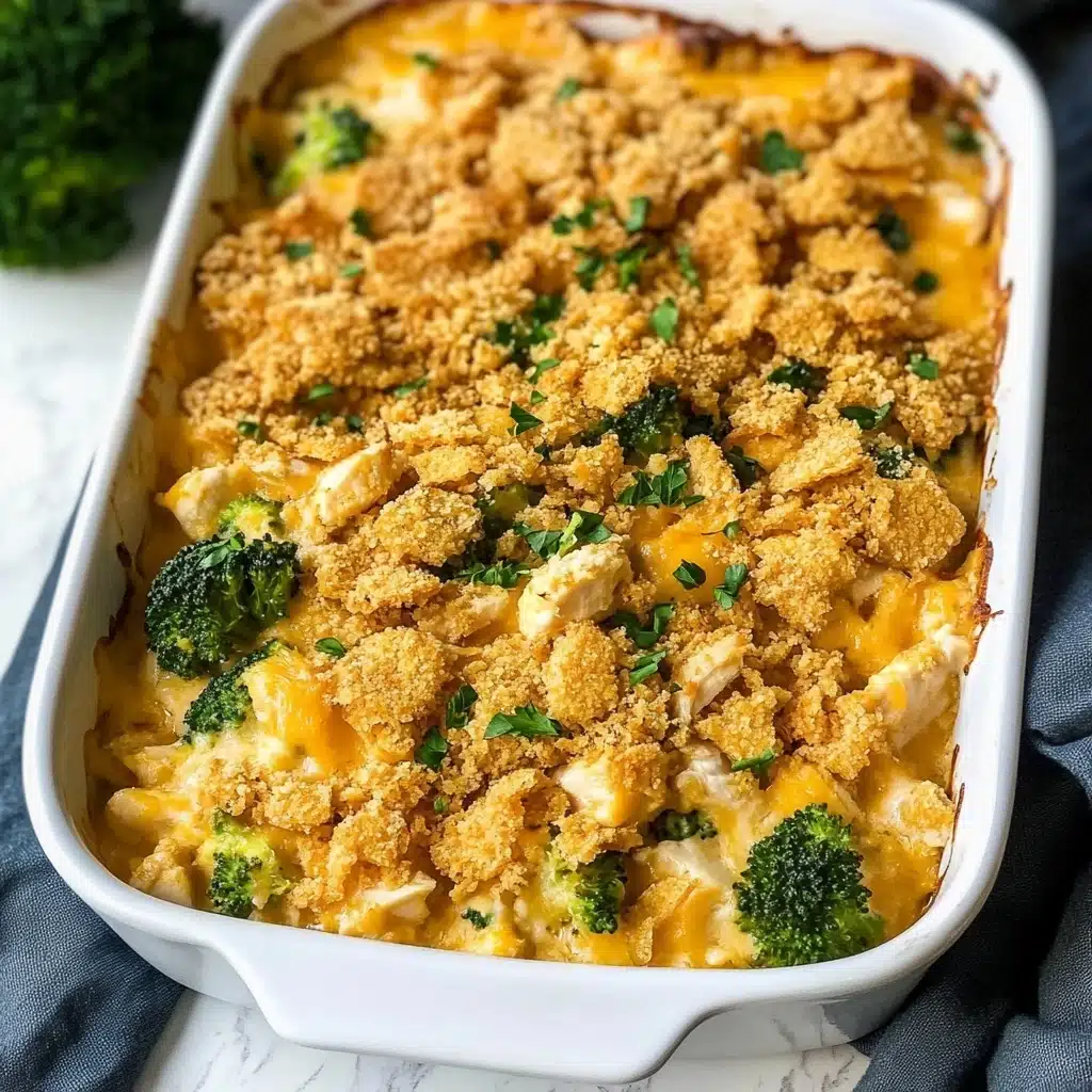 Cheesy Broccoli Chicken Casserole Recipe - Recipe Image