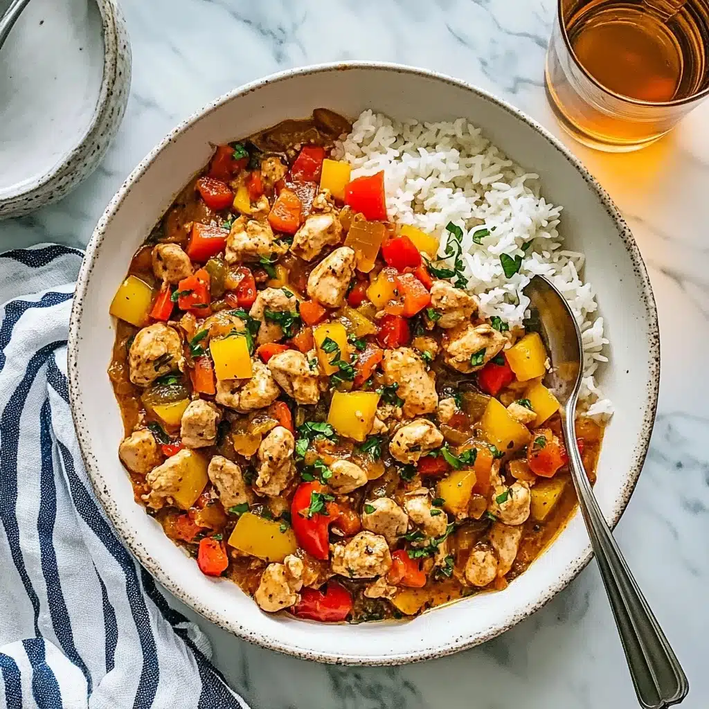 Mom's Ground Turkey and Peppers Recipe - Recipe Image