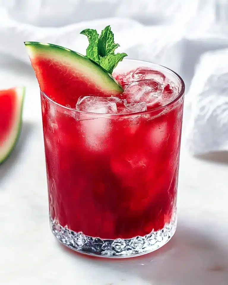 Watermelon Lime Mint Juice Blend Recipe
