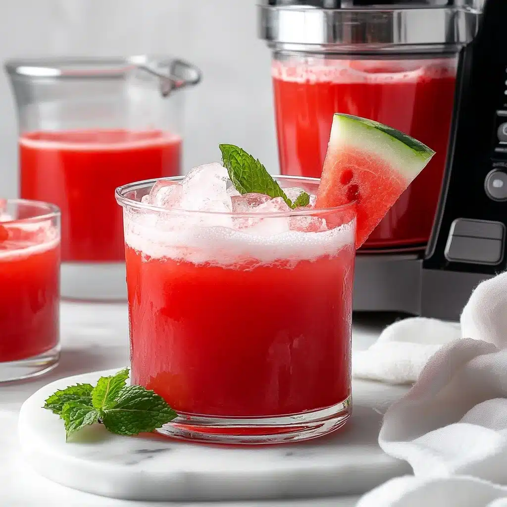 Watermelon Lime Mint Juice Blend Recipe - Recipe Image