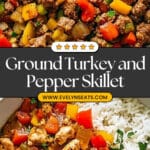 Mom's Ground Turkey and Peppers Recipe