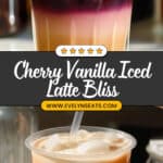 Cherry Vanilla Iced Latte Recipe
