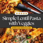 Lentil Pasta Recipe