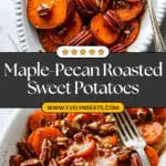 Maple-Pecan Roasted Sweet Potatoes Recipe