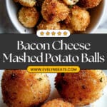 Fried Mashed Potato Balls With Bacon and Cheese Recipe