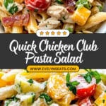 Chicken Club Pasta Salad Recipe