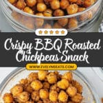 Crispy BBQ Roasted Chickpeas Recipe