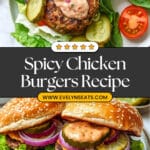 Spicy Chicken Burgers Recipe