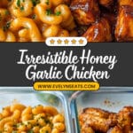 High-Protein Honey Garlic Butter Chicken with Mac & Cheese Recipe