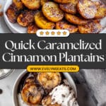 Caramelized Cinnamon Plantain Recipe