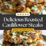 Roasted Cauliflower Steaks With Tahini Recipe