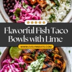 Fish Taco Bowls with Cilantro-Lime Rice Recipe