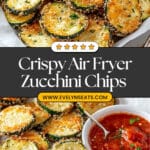 Air Fryer Zucchini Chips Recipe