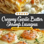 Garlic Butter Shrimp Scampi Lasagna Recipe