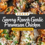 Ranch Garlic Parmesan Chicken Skewers Recipe