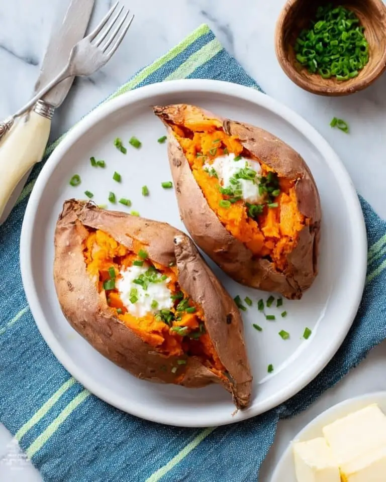 Baked Sweet Potato with Topping Ideas Recipe