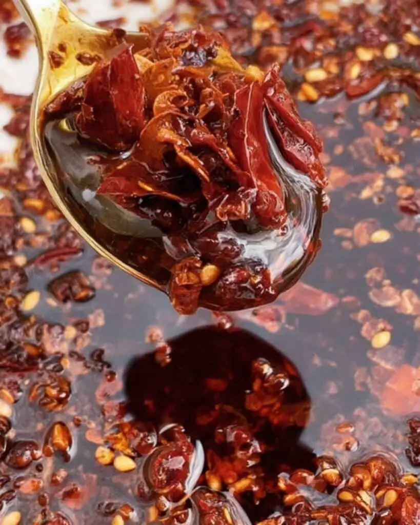 Homemade Spicy Chili Crisp with Garlic and Shallots Recipe
