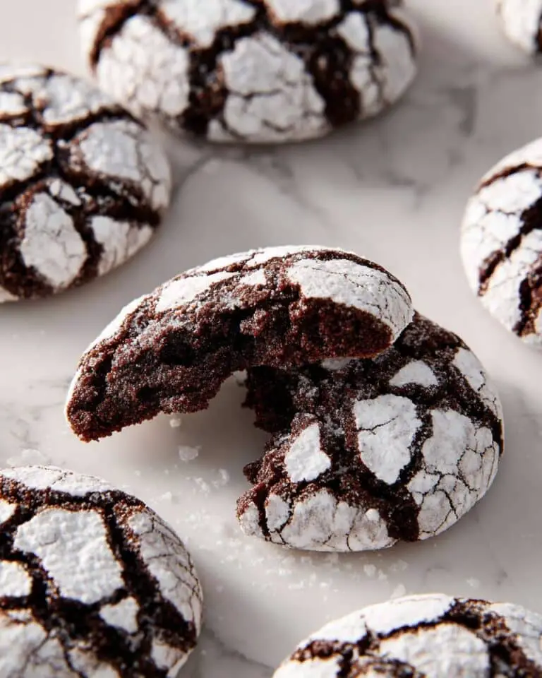 Chocolate Crinkle Cookies Recipe