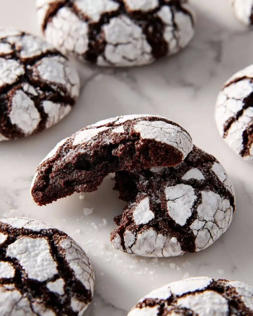 Chocolate Crinkle Cookies Recipe