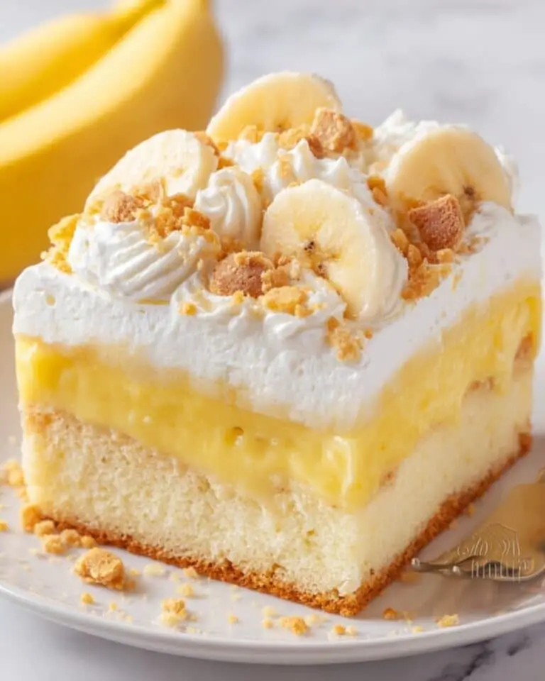 Banana Poke Cake Recipe