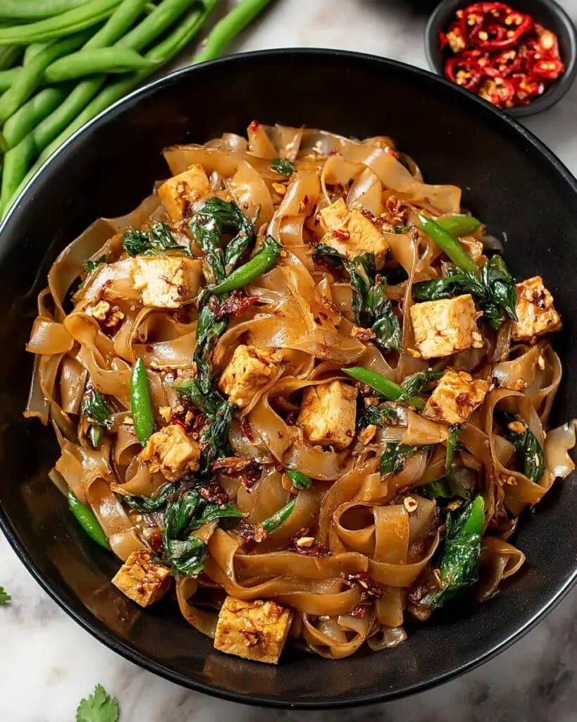 Street Style Thai Drunken Noodles Recipe