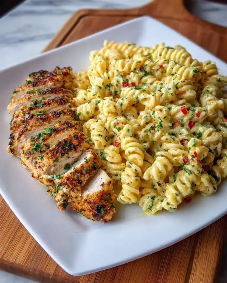 Creamy Garlic Parmesan Chicken Pasta Recipe