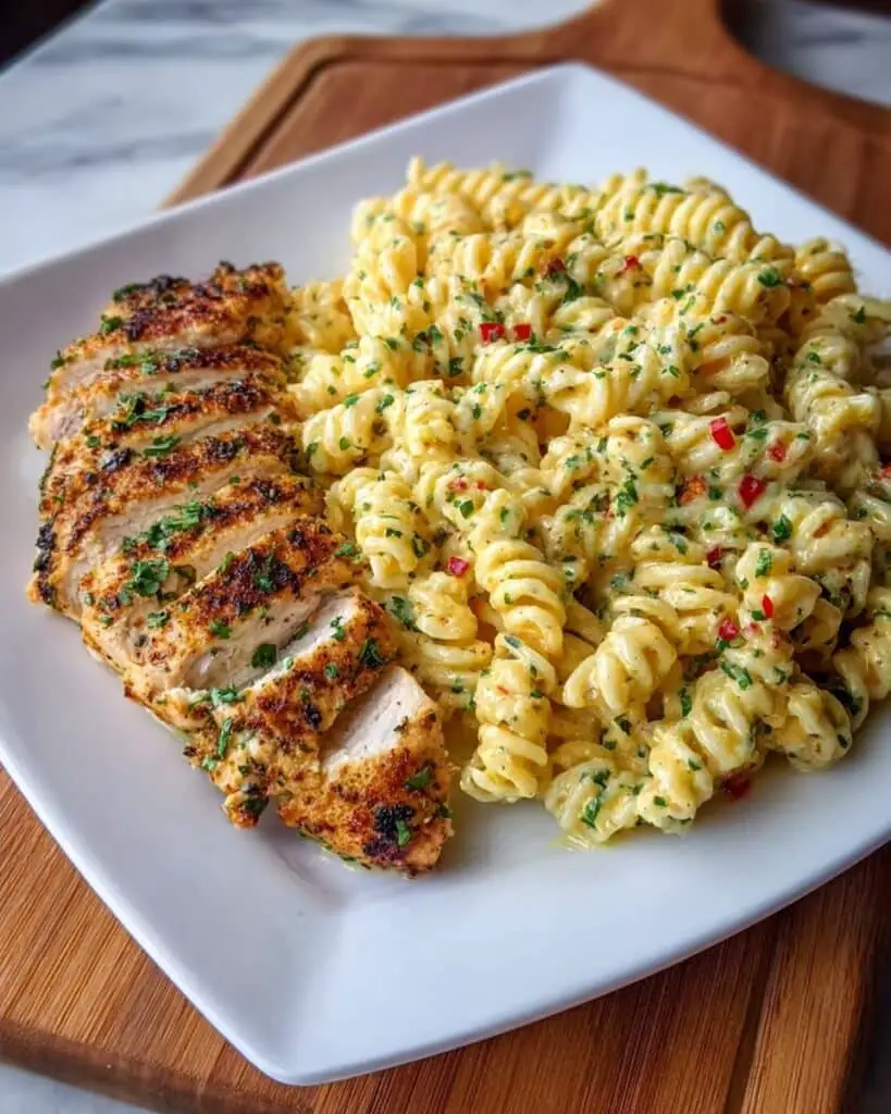 Creamy Garlic Parmesan Chicken Pasta Recipe
