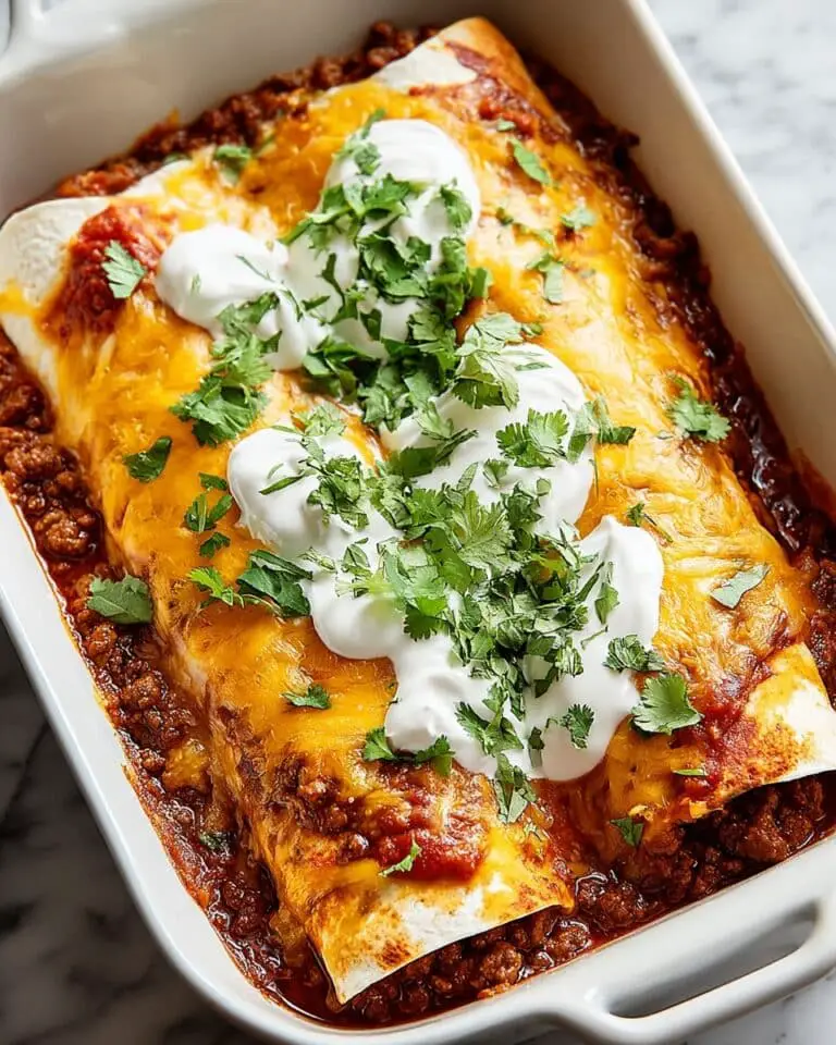 Ground Beef Enchiladas Recipe