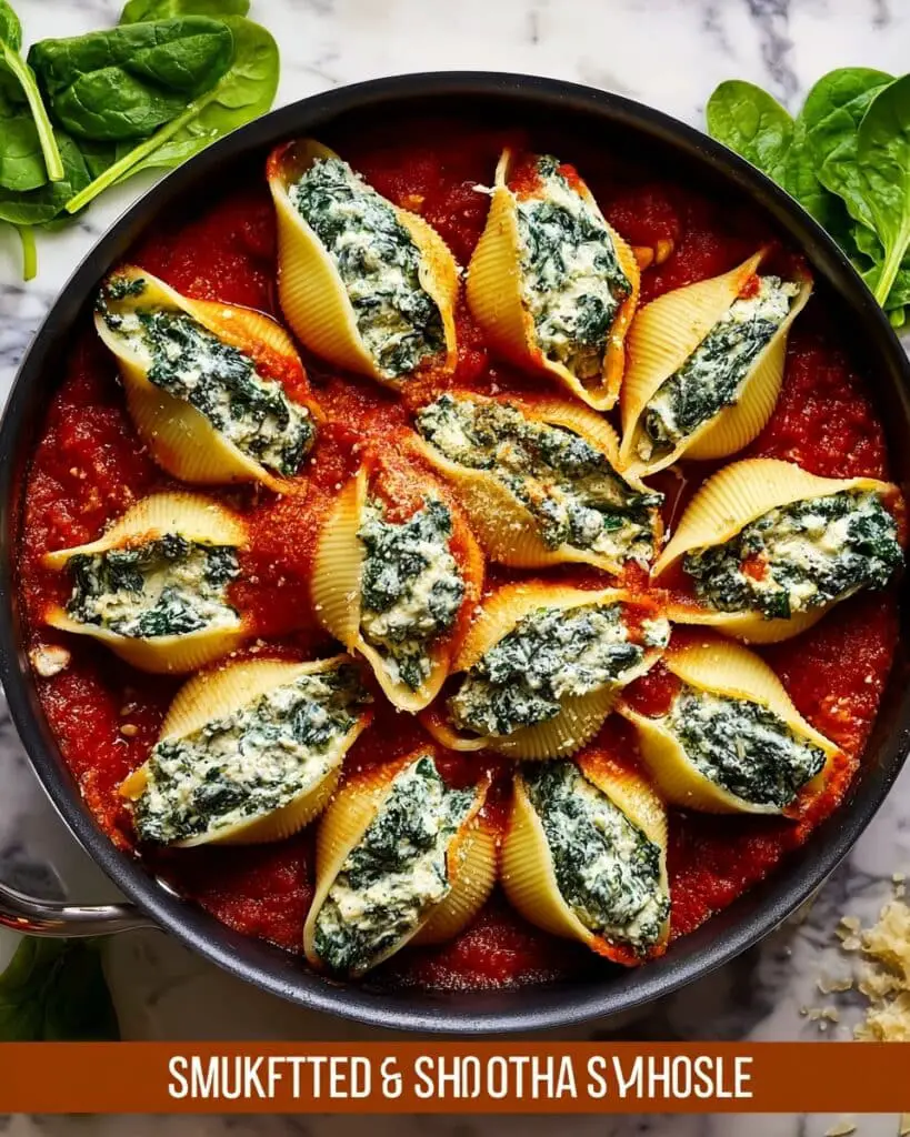 Spinach and Ricotta Stuffed Shells Recipe