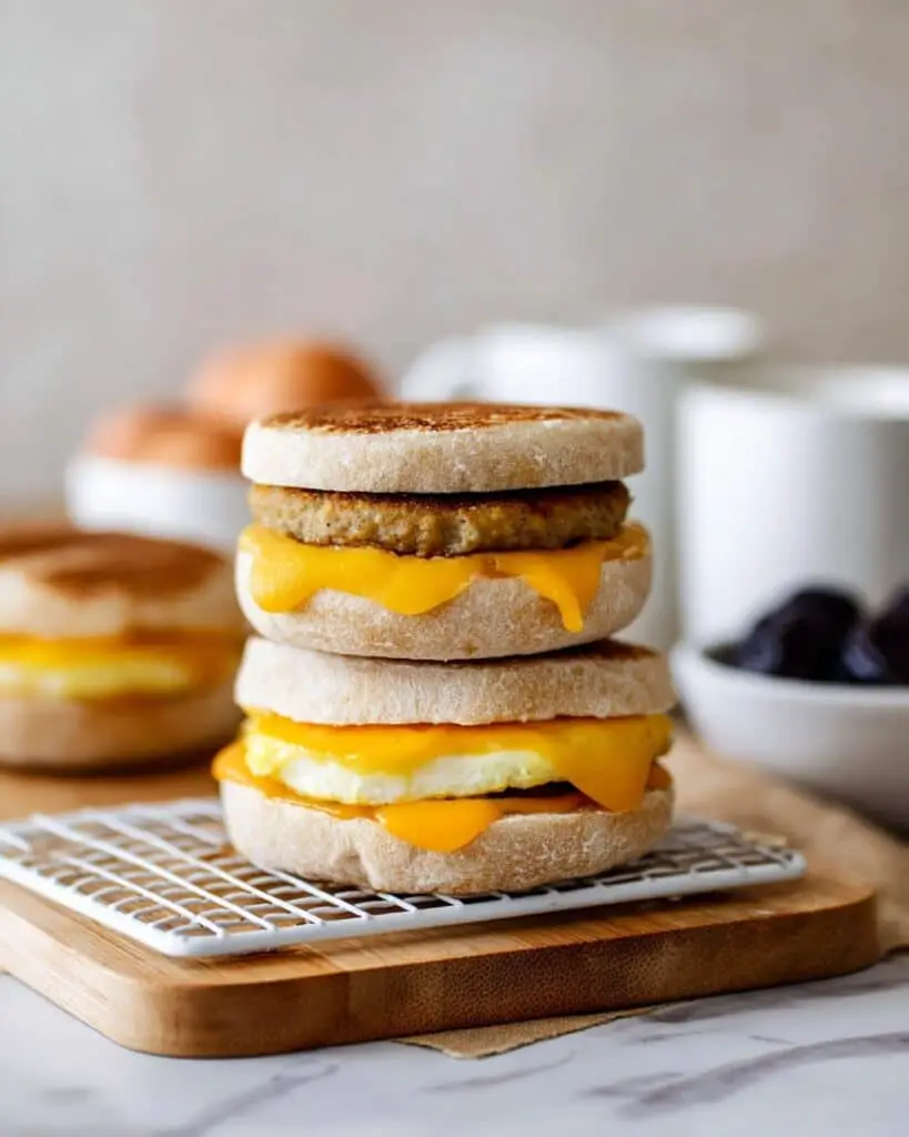 Healthy Make Ahead Breakfast Sandwiches Recipe