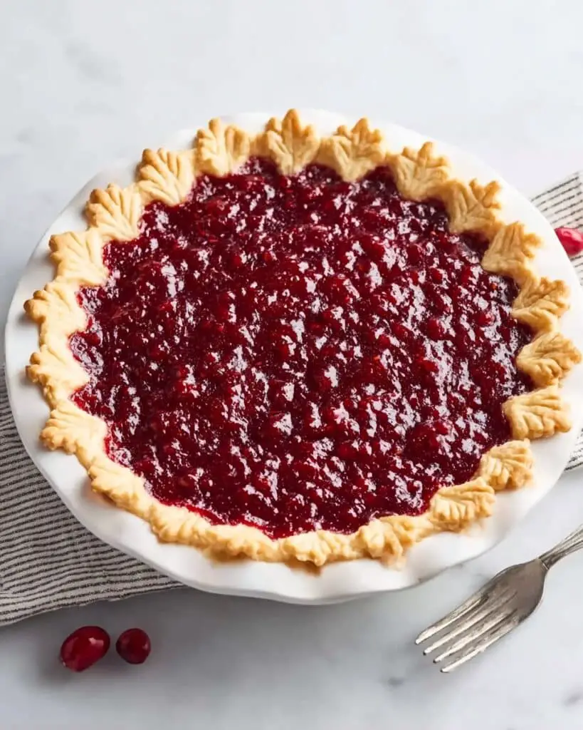 Cranberry Pie Recipe