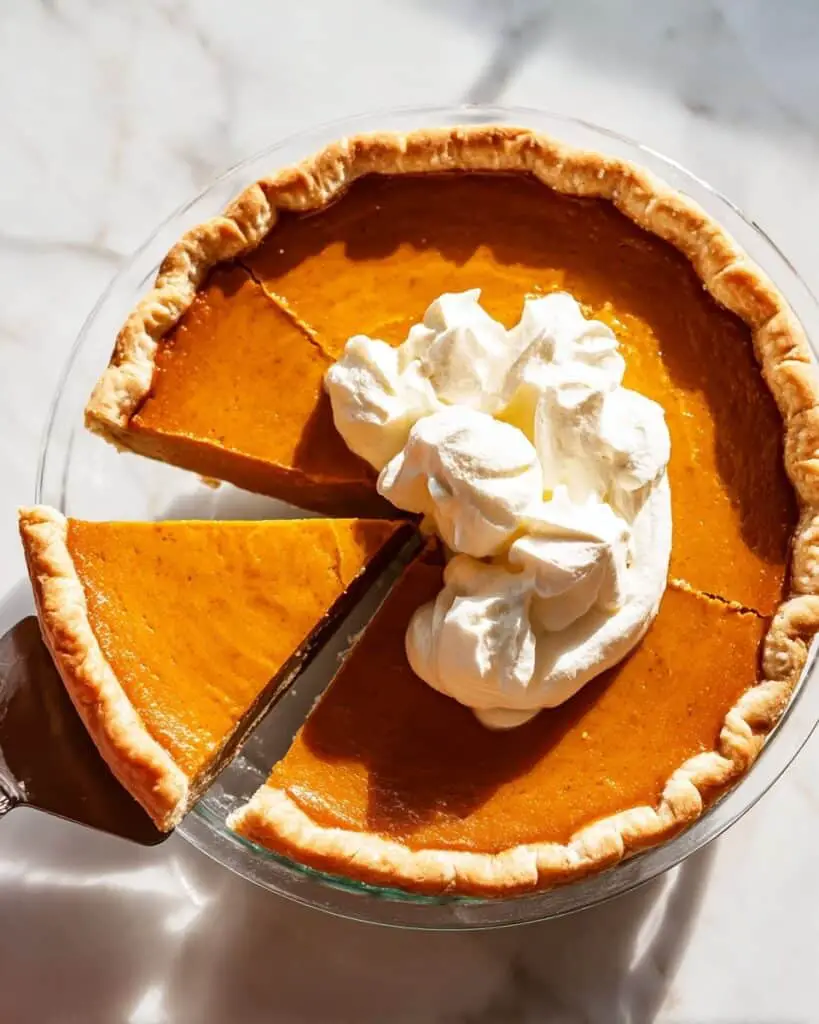 Pumpkin Pie with Maple Cream Recipe