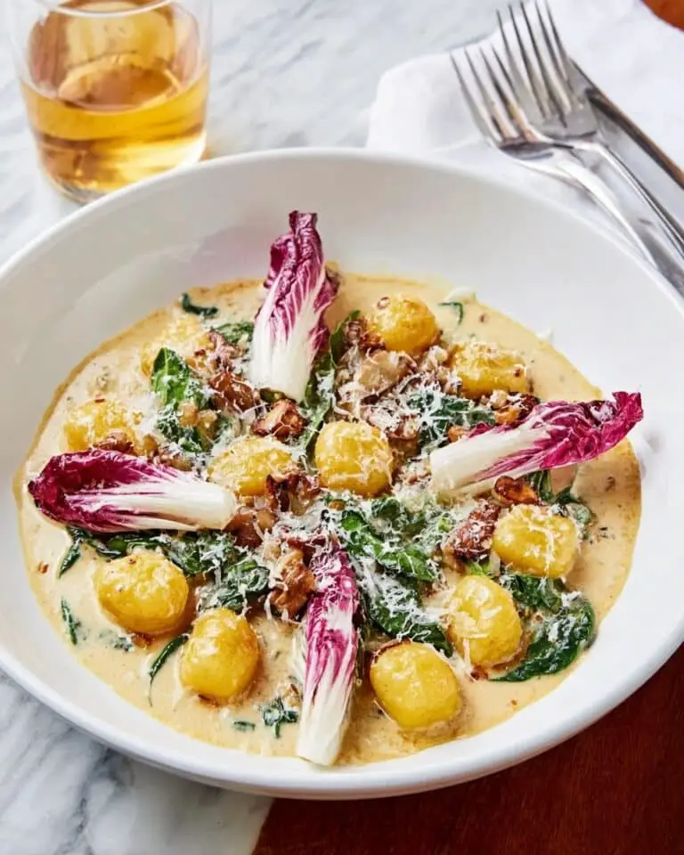 Pumpkin and Ricotta Gnudi with Chanterelle Mushrooms and Buttermilk Sauce Recipe