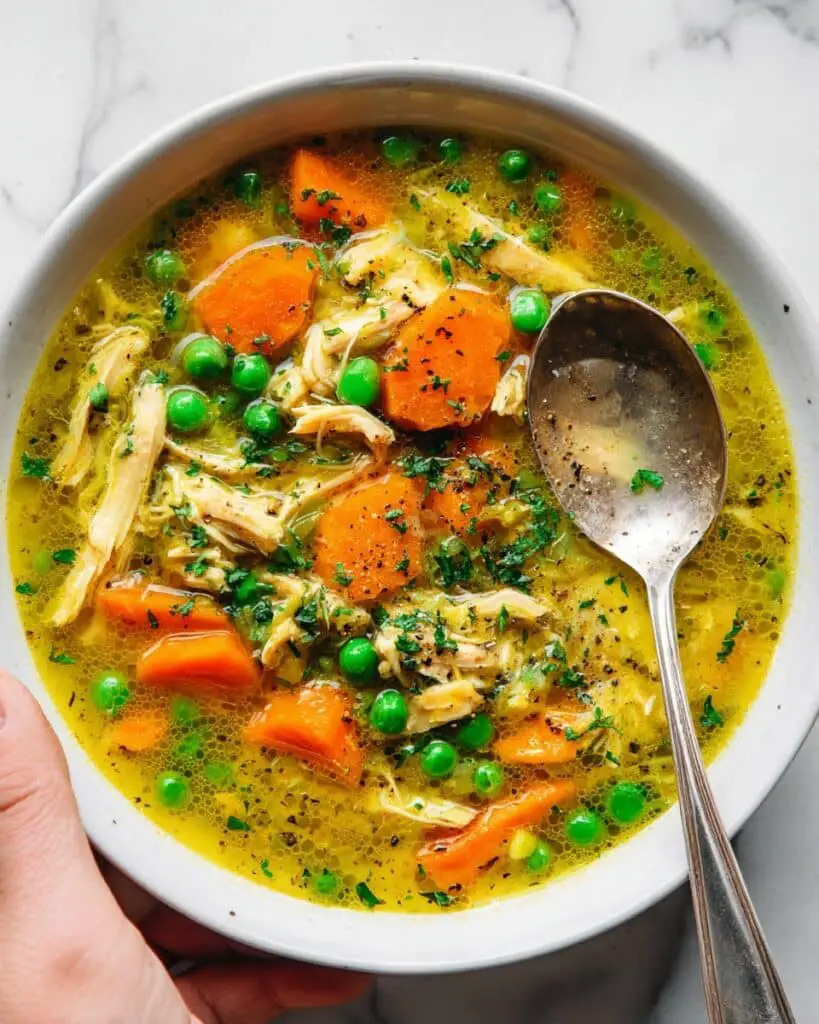 Anti-Inflammatory Turmeric Chicken Soup Recipe