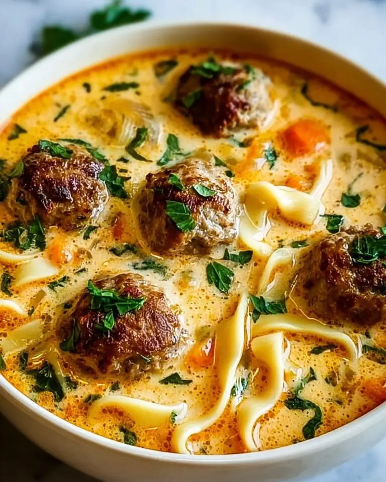 Creamy Italian Meatball Soup: A Deliciously Hearty Comfort Food Recipe