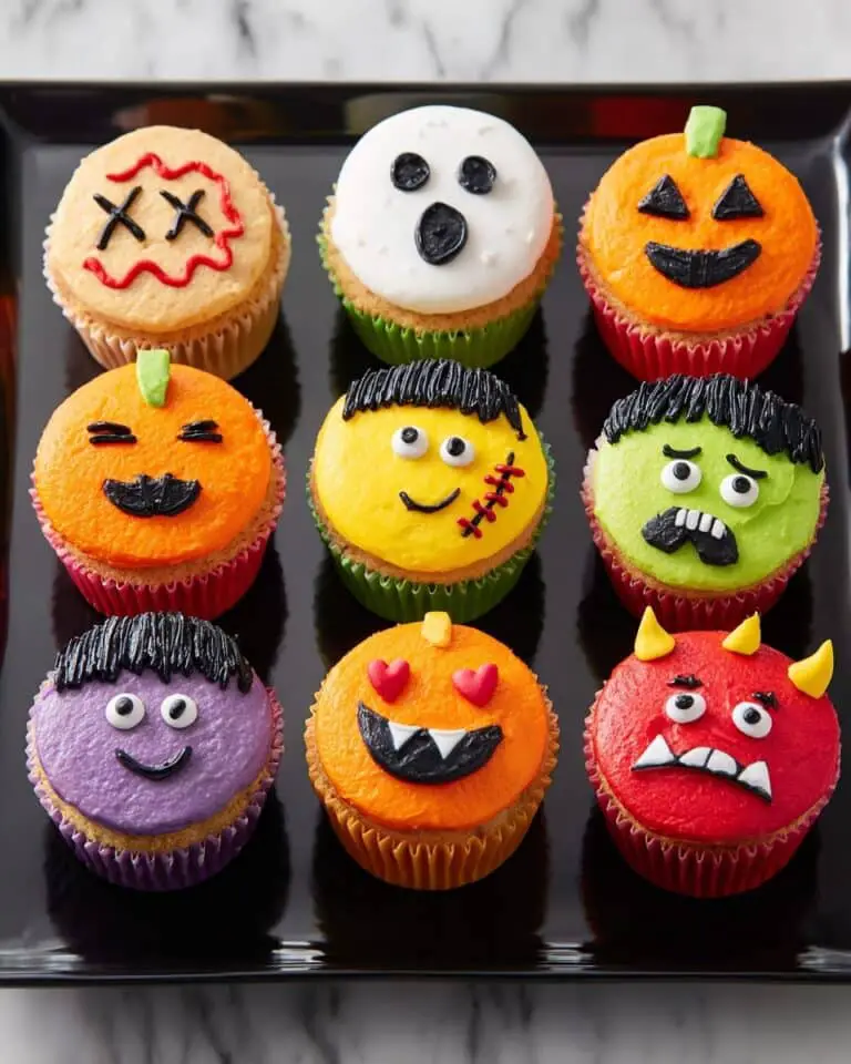 Halloween Emoji Cupcakes Recipe
