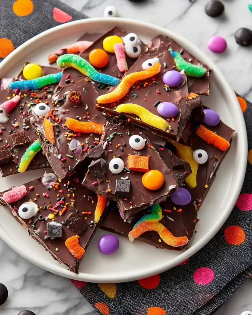 Fun Halloween Candy Bark Recipe