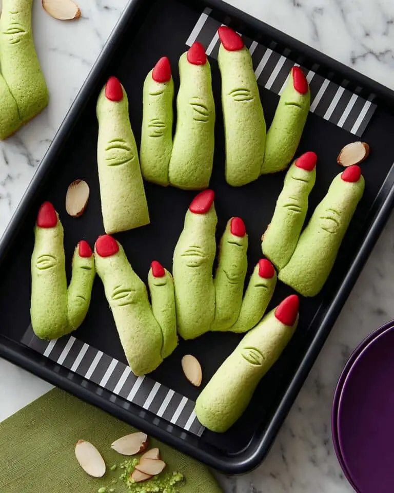 Witches Fingers Cookies Recipe